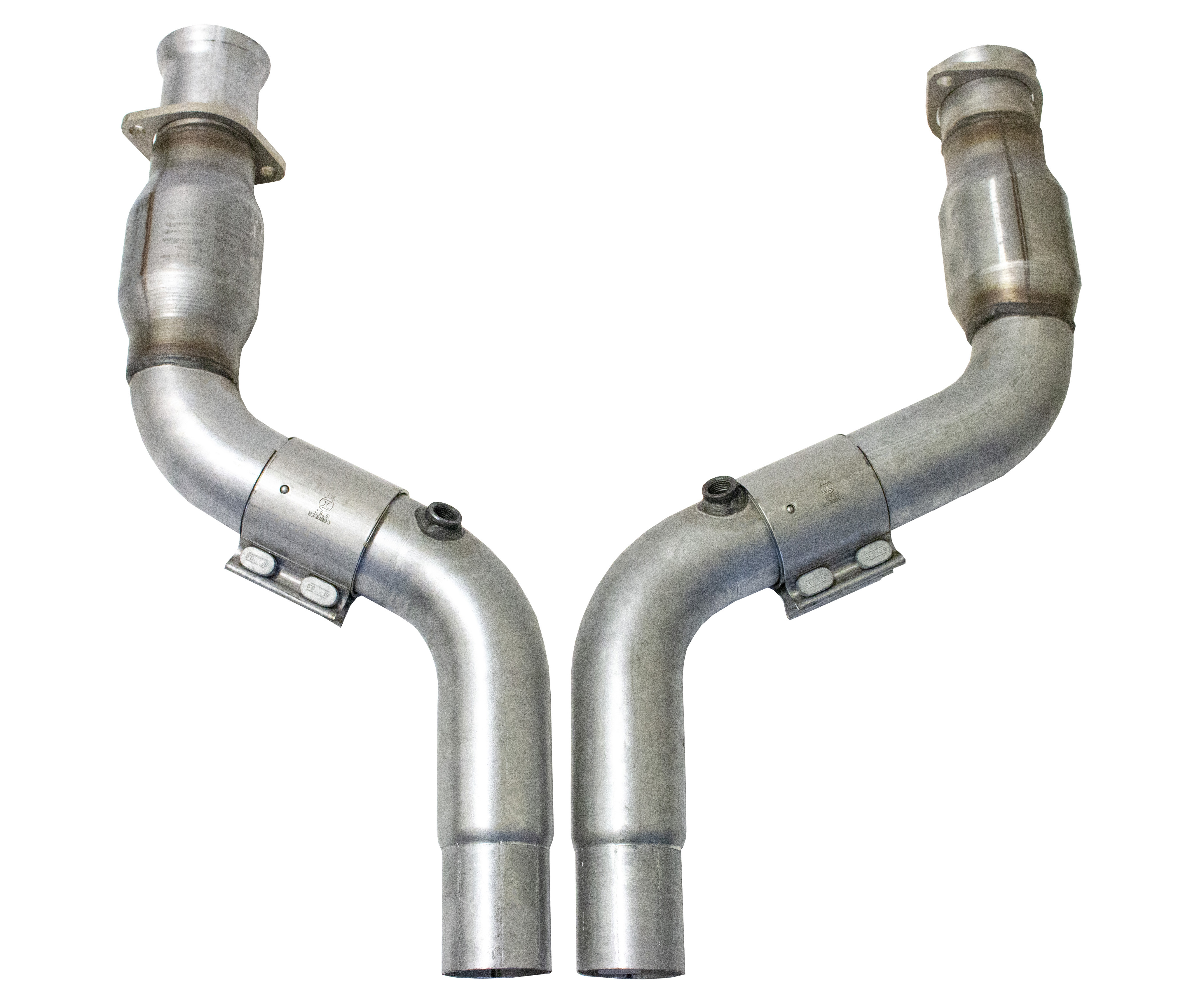 BBK Performance Parts 16481 2006-2024 Dodge 6.1L 6.2L 6.4L CHALL CHARG HELLCAT SHORT MID PIPE W/Cats